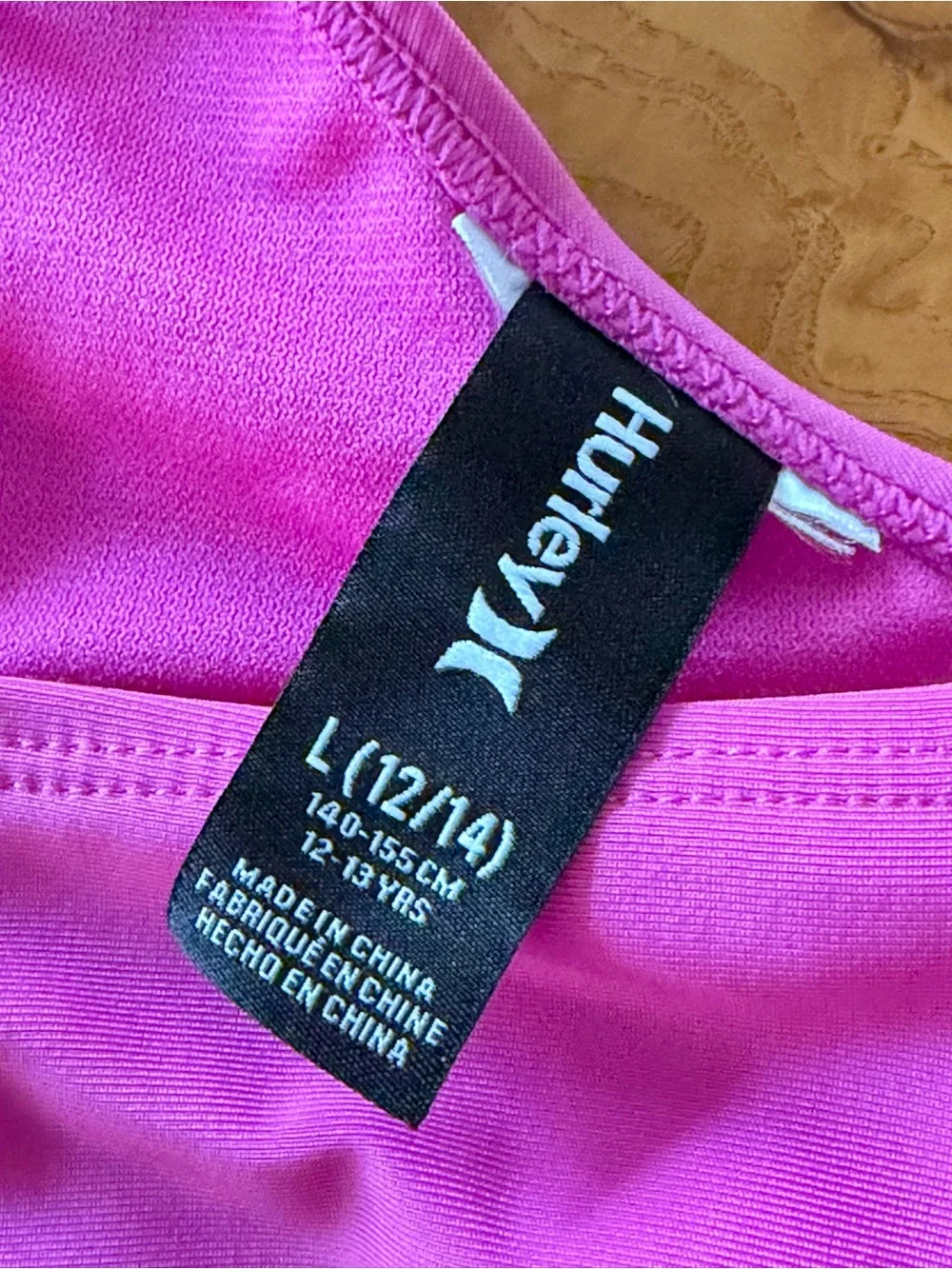 Hurley Tankini 2-Piece Swimsuit Girls Size L (12-14)
